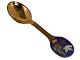 Anton Michelsen 
/ Georg Jensen 
gilded sterling 
silver, small 
Christmas tea 
spoon from ...