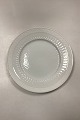 Royal Copenhagen White Fan Round Dish No. 11512 Measures 32.5 cm / 12.79 in.
