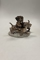 Dahl Jensen 
Figur af 
Gravehunde i 
Leg No. 1257
Måler 20cm / 
7.87 inch 
Mærket som en 
1st ...
