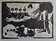 Kirkegaard, 
Anders (1946 - 
2024) Danmark: 
Komposition. 
Træsnit. 
Usigneret. 14,5 
x  20,5 ...