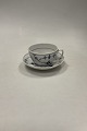 Royal 
Copenhagen 
Musselmalet 
Riflet Stor Kop 
og underkop No 
69
Måler 10,6cm 
dia / 4.17 inch