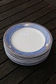 Magnolia Blue 
Danish 
porcelain, 
luncheon plates 
22cm. ...