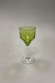 Oreste 
Holmegaard / 
Val. St. 
Lambert 
Hvidvinsglas / 
Grøn
Måler 13,5cm / 
5.31 inch