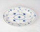 Ovalt Fad - Nr. 
18 - Porcelæn - 
Blåmalet - 
Musselmalet - 
...