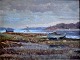 Aabrink, Axel 
Conrad Pedersen 
(1887 - 1965) 
Danmark: 
Bramslev 
Bakker, 
Mariager Fjord, 
1928. Olie ...