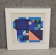 Litografi med 
motiv af 
geometriske 
former.
Signeret K. 
Riget
Nr 569/2400
E.T. ...