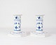 Sæt Af 2 Høje 
Lysestager - 
Nr. 1/303 - 
Porcelæn - ...