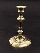 Barok messing 
lysestage 17 
cm. 19.årh. 
emne nr. 606838