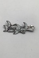 Erik Magnussen 
Sterling Sølv 
Broche (De 
Nordiske 
Svaner) Måler 6 
cm x 2.2 cm 
(2.36 inch x  
0.86 ...