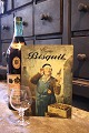 Gammelt Cognac 
reklameskilt i 
metal med en 
fin patina ...