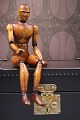 Dekorativ , gammel croquis mannequin dukke i træ…