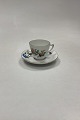 Bing og 
Grøndahl 
Saksisk Blomst, 
Hvid Kaffe -og 
underkop No. 
108B. Kop måler 
5,5 cm x 7 cm  
...