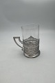 Russisk Sølv 
Glas med holder