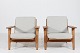 Hans J. Wegner
2 lave 
lænestole GE 
290 
af massiv ...