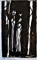 Gregersen, Hans 
(1951 - ) 
Danmark: Det 
underste land 
VI. Tusch på 
pap. 
Signeret. 25,5 
x 16 ...