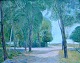 Bentzen, Axel 
(1893 - 1952) 
Danmark: 
Landskab. 
Signeret. Olie 
på lærred. 42 x 
51 cm.
Indrammet: ...