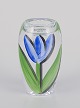 Ulrica Hydman 
Vallien for 
Kosta Boda, 
Sverige. 
Lysestage med 
håndmalet 
blomstermotiv.
Sent ...