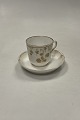 Early Royal 
Copenhagen Art 
Nouveau Cup and 
Saucer No. 8
Measures cup 
6,4cm dia and 
6cm high ( ...