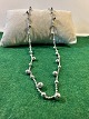 Unik sølvkugle 
halskæde, 
Sterling sølv 
925s 
Længde 44 cm
