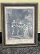 Greve af Nassau 
- Siegen med 
familie, 
indrammet 
kobberstik fra 
1761, med 
længere ...