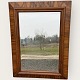 Beveled mirror in a frame with mahogany veneer, Dimensions: 80x59cm, Good used condition.