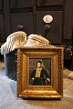 Antikt , lille 
miniature 
maleri af 
fransk oberst , 
...