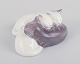Royal 
Copenhagen, 
porcelænsfigur 
af tre sovende 
kattekillinger.
Underglasur.
Modelnummer 
...