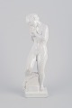 Kai Nielsen 
(1882-1924) for 
Kähler.
"Eva med 
æblet". 
Hvidglaseret 
figur af 
lertøj. ...