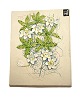 Jie-Keramik, 
Gantofta, 
Sweden, Lille 
hvidt relief 
med hvide 
blomster 
"Vitsippa". 
Design Aimo. 
...