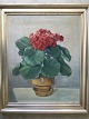 Wilhelm Seidel 
(1896-1976):
Potteplante 
1943-
Olie på 
lærred.
Sign.. Wilhelm 
Seidel ...