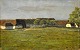 Olsen, Ole 
(1869 - 1922) 
Danmark: En 
bondegård. Olie 
på lærred. 
Signeret. H: 24 
cm. B: 36 ...