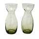 Holmegaard, 
Hyacintglas, 
Hyacintvase, 
Løgglas Lys 
olivengrøn 
gennemsigtig 
glas med 
optiske ...