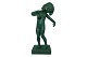 Ipsen keramik 
figur, pige 
kaldet Venus 
Kalipygos af 
Kai Nielsen i 
grøn ...