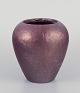 Jens Petersen 
(1890-1956), 
dansk 
keramiker.
Unikavase i 
mat og blank 
lustreglasur. 
...