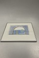 Inger Hanmann 
Akvarel Maleri 
i ramme 3
Måler med 
ramme 32,5cm x 
32,5cm   og 
uden ramme 23cm 
x ...