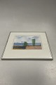 Inger Hanmann 
Akvarel Maleri 
i ramme 2
Måler med 
ramme 32,5cm x 
32,5cm   og 
uden ramme 23cm 
x ...