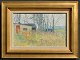Glob, Jørn 
(1913 - 1988) 
Danmark: 
Landskab. 
Forår. Olie på 
lærred. 
Signeret. 24 38 
...