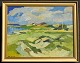 Ibsen, Børge 
(1913 - 2002) 
Danmark: 
Landskab ved 
havet. Olie på 
lærred. 
Signeret.47 x 
...