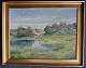 Birkefeldt, 
Svend Valter 
Vilhem (1890 -) 
Danmark: En 
sjællandsk 
landsby med 
kirke ved en 
sø. ...