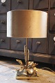 Decorative 
table lamp from 
the 50s/60s in 
gilded brass 
...