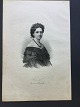 Litografi af 
F.E. Bording - 
Portræt af HM 
Dronning ...