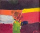 Lars Bertle (f. 
1925), Svensk 
kunstner.
Olie på plade.
Abstrakt 
komposition. 
Koloristisk ...