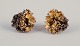 Flora Danica 
Jewellery, 
produceret hos 
Eggert. 
Et par 
”Persille” 
øreclips i 
forgyldt ...