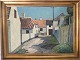 Einar Gross 
(1895-1960):
Parti fra 
Løkken.
Olie på 
lærred.
Sign.: Einar 
Gross.
Betegnet - ...