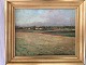 Ludvig Jacobsen 
(1890-1957):
Marklandskab 
ved Bagsværd.
Olie på 
lærred.
Sign.: Ludvig 
...