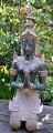 Tempelvogter, 
kvinde, i 
bronze, 
Thailand, 20. 
årh. Cire 
perdue. H: 34 
cm. B: 11 cm. 
D: 12 cm. 