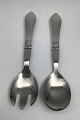 Georg Jensen 
Sterling Sølv / 
Stål Antik 
Salatsæt No. 
133 Måler 19.3 
cm (7.59 inch)