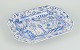 European 
ceramic dish, 
octagonal 
ceramic dish.