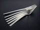 Georg Jensen, 
Caravel. A set 
of six lunch 
forks in ...