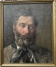 Maleri af 
ubekendt 
kunstner. 
Portræt af mand 
med mørkt skæg. 
Ramme og lærred 
i god stand. 
Malet ...